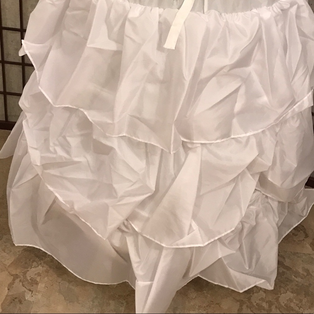 White three layers Petticoat